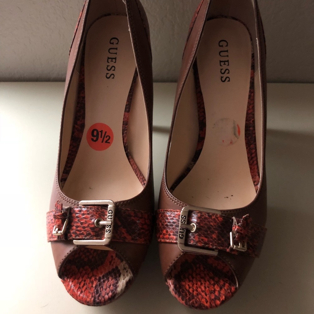 Guess high heel shoes.